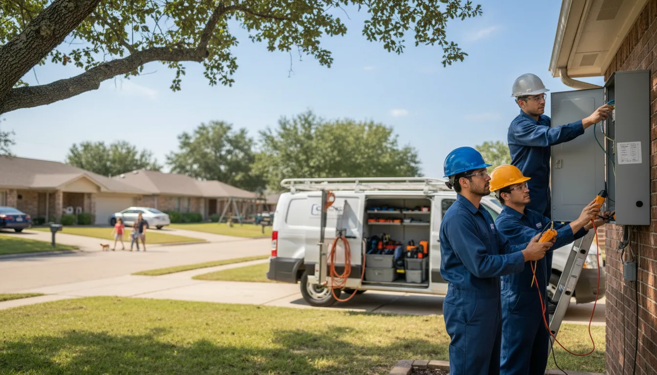 Certified electrician providing emergency electrical services in Pollock, LA